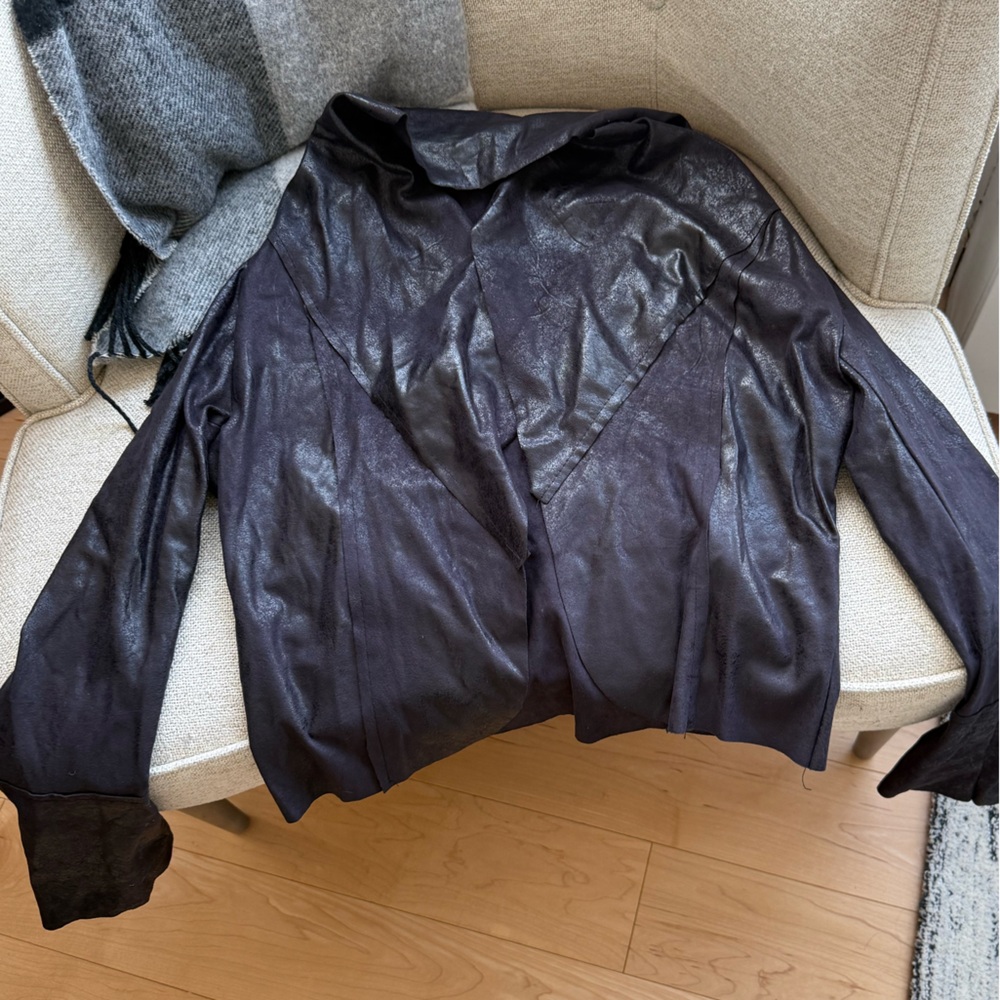 Gigi Moda black suede sweater